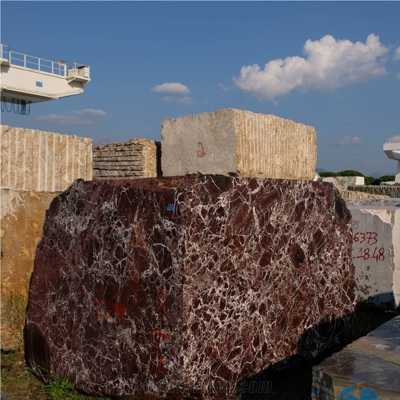 Rosso Lepanto Marble Blocks