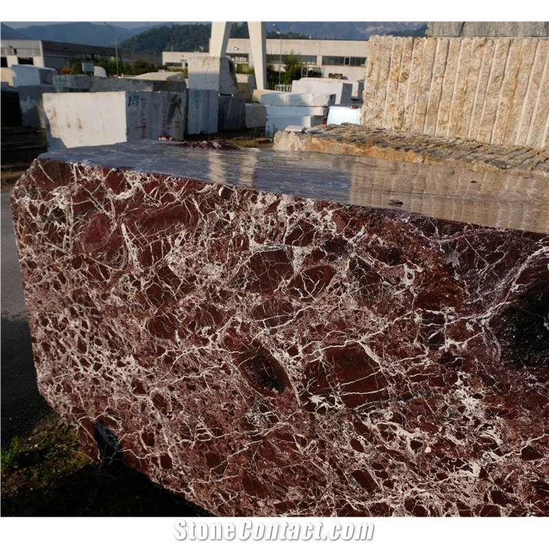 Rosso Lepanto Marble Blocks