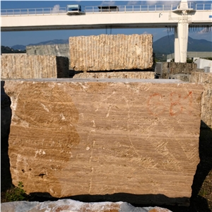 Toscano Noce Travertine Blocks- Travertino Noce Blocks