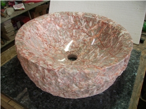 China Factory Art Basin Marble Bathroom Agate Red Sink China Factory Art Basin Marble Bathroom Agate Red Sink