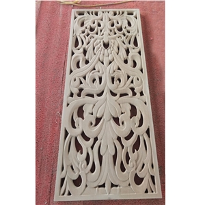 China Yellow Sandstone Relief For Interior Wall CNC Carving