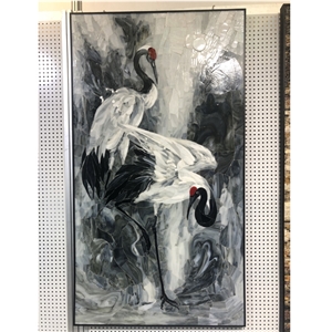 Customized Hand Made Mural Girl Glass Mosaic Wall Tiles