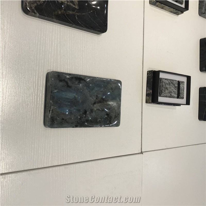 Dark Green Marble Cosmetic Mirror Frame