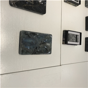 Dark Green Marble Cosmetic Mirror Frame