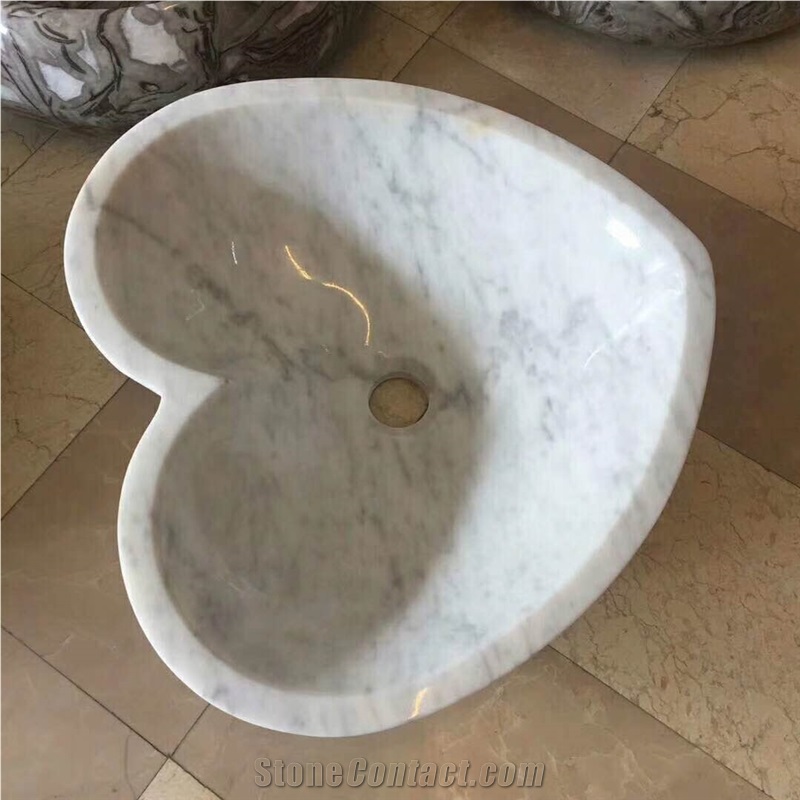 Decorative Natural Stone Marble Sink In Various Shapes