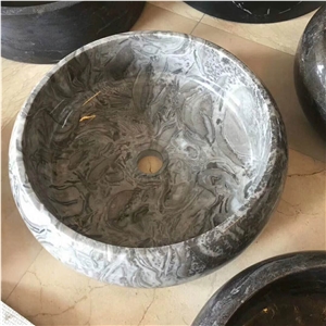 Decorative Natural Stone Marble Sink In Various Shapes