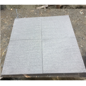 Mongolian Black Basalt Flamed Outdoor Floor Tiles
