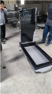 Wholesalers Small Monuments Granite Shanxi Black Tombstone