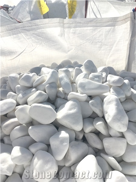 Thassos White Pebble Stone