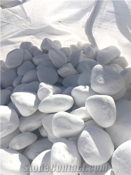 Thassos White Pebble Stone