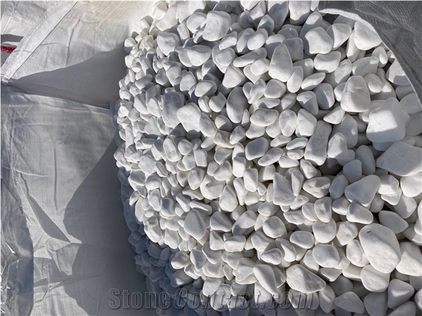Thassos White Pebble Stone
