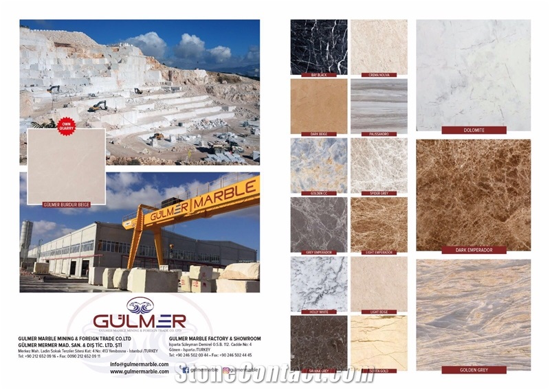 Grey Platinium Marble Slabs