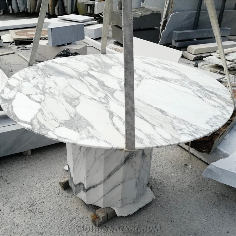 Calacatta Arabesque Table