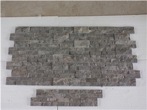 Splitface Black Night Marble Ledger Panel