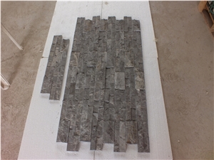 Splitface Black Night Marble Ledger Panel