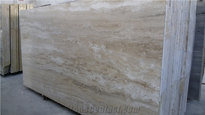 Travertino Romano Classico Chiaro Slabs