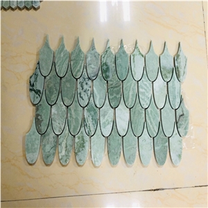 China Green Mosaic Tile For Bathroom And Floor