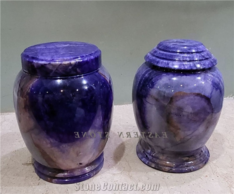 STONE CREMATION URNS, ASH URNS, FUNERAL URNS