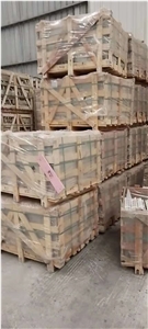Beige Limestone Exterior Floor Tiles French Pattern