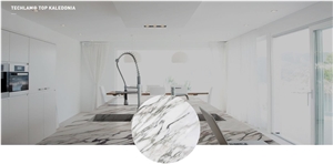 Techlam Kaledonia Porcelain Kitchen Countertops