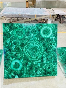 Big Pink Green Blue Purple Crystal Semiprecious Stone Slab