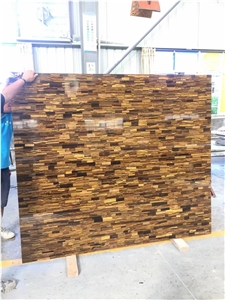 Brown White Pink Black Blue Agate Stone Slab For Project