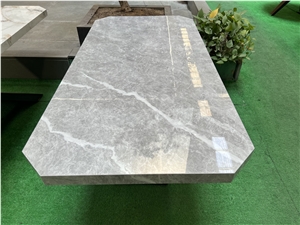 Colourful Artificial Sintered Stone Square Round Table Tops