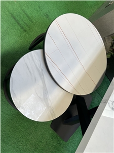 Colourful Artificial Sintered Stone Square Round Table Tops