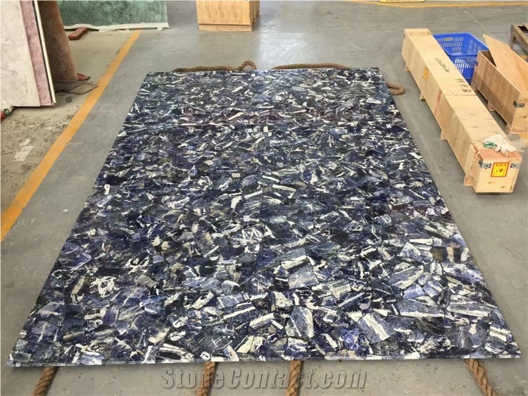 Green Agate Stone Cut To Tile Semiprecious Stone