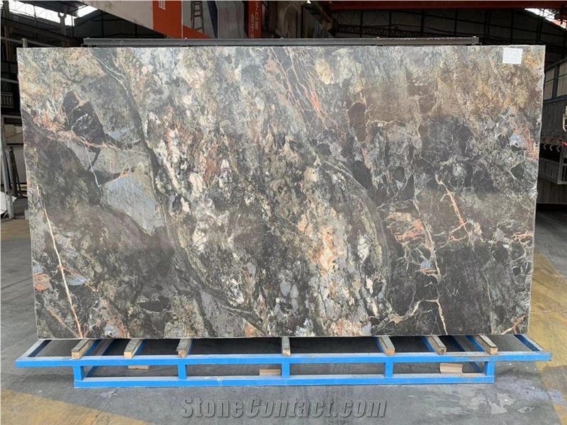 Large-Format Sintered Stone Slabs For Wall Background