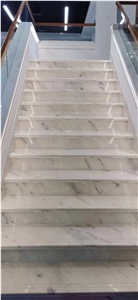 Arctic Blue Sky Marble Lay Out Tile For Floor Wall Hotel Project