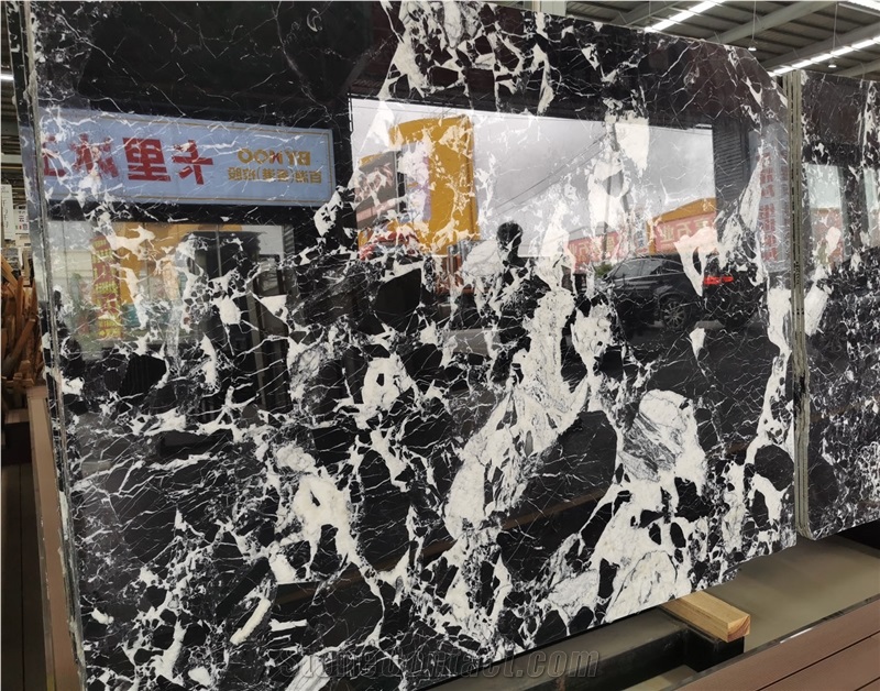 Calacatta Black Marble, Calacutta Nero Slabs