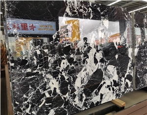 Calacatta Black Marble, Calacutta Nero Slabs