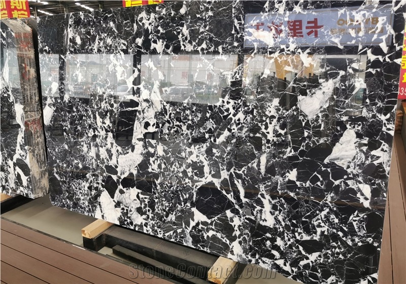 Calacatta Black Marble, Calacutta Nero Slabs