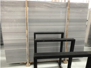 China Star Grey Vein White Marble Slabs For Project Tiles