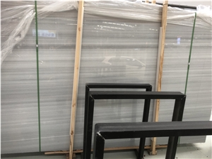 China Star Grey Vein White Marble Slabs For Project Tiles