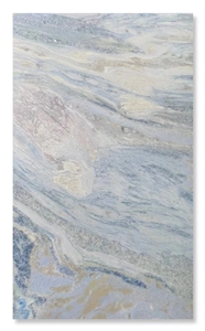 Jumbo Slab Pattern Polished Bookmatched Blue White Slab