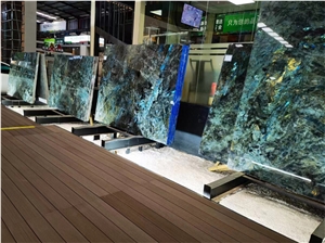Luxury Good Blue Crystal Labradorite Granite Slab Tile