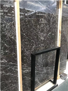 Olive Gray Marble Dark Grey Slabs With White Veins