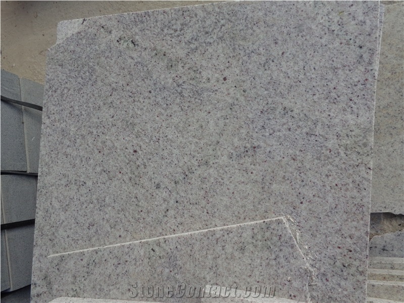 Polished Kashmir White Granite Tiles