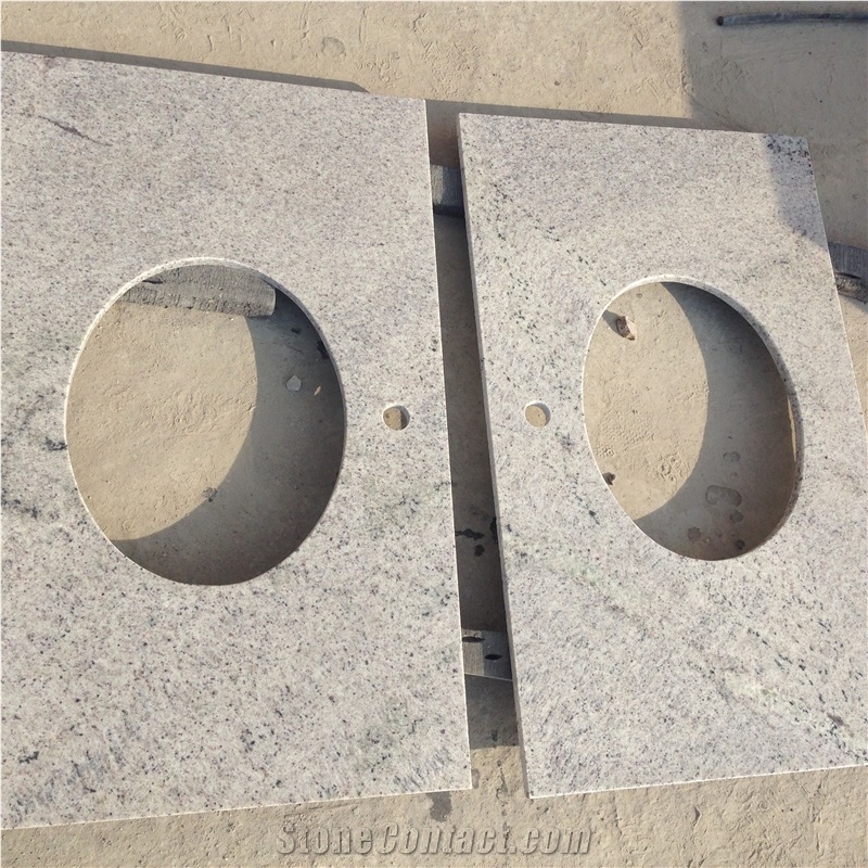 Polished Kashmir White Granite Tiles