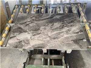 Venetian Brown Marble Slab Black Grey Natural Color Polished