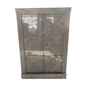 China Juparana Granite 6 Niche Columbarium