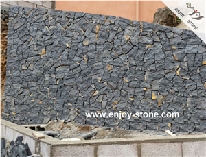 Black Basalt, Natural Split Wall Cladding, Wall Decoration
