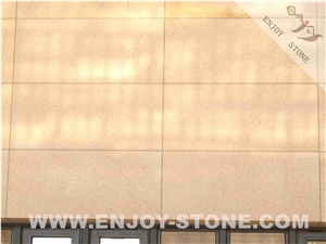 Bush Hammered G682 Golden Rust Granite Wall Tiles & Slabs