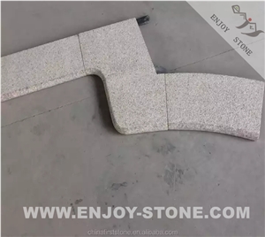 G682 Swimming Pool Paver Pool Coping, Stone Deck Pool Edge