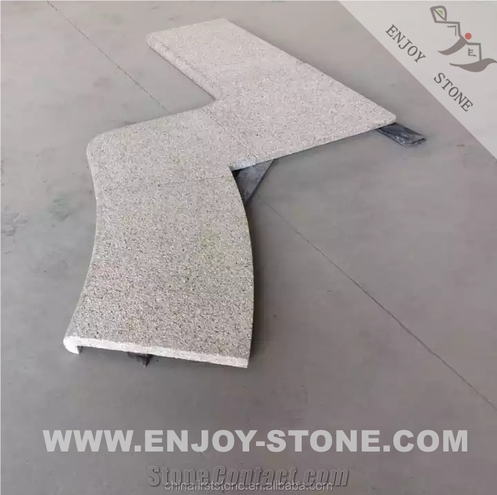G682 Swimming Pool Paver Pool Coping, Stone Deck Pool Edge