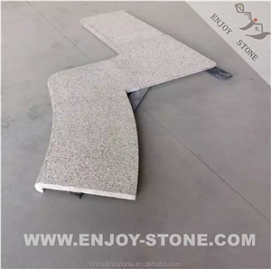 G682 Swimming Pool Paver Pool Coping, Stone Deck Pool Edge