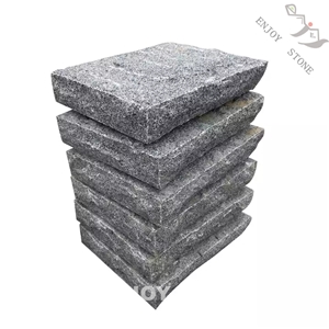 G684 Black Large Block Granite Cobblestone