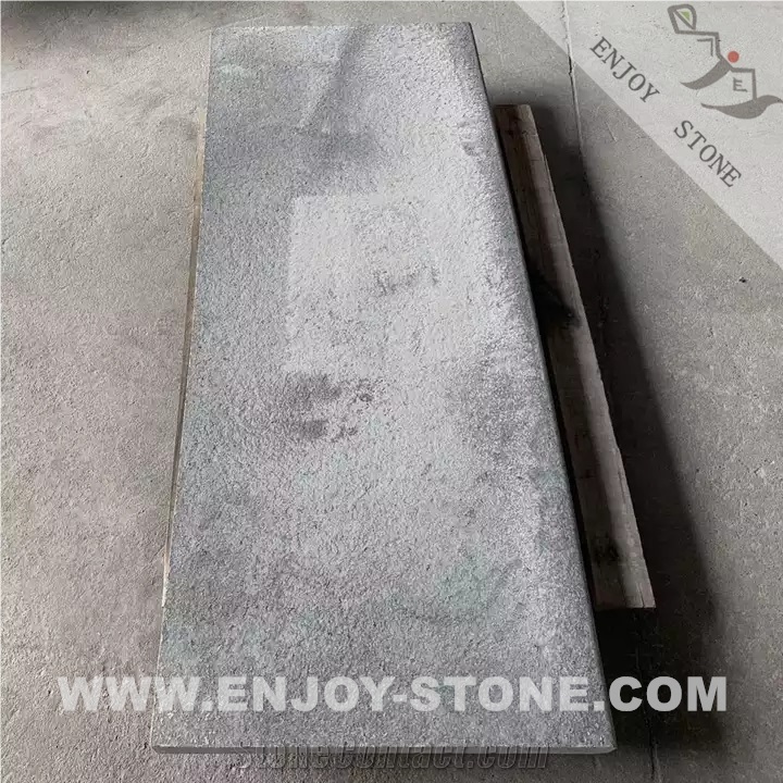 New G684 Irregular Curved Steps Black Granite Stair Steps